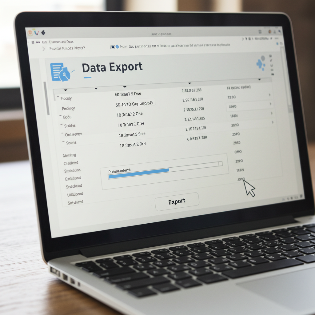 Easy Export of data